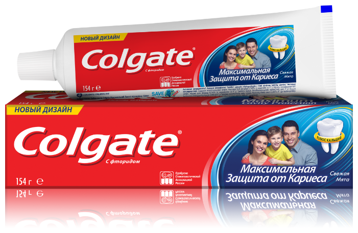 Зубная паста с защитой от кариеса Colgate 