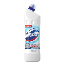 Универсальное чистящее и дезинфецириющее средство Domestos Ультра белый, 1 л - фото