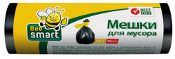 Мешки для мусора Bee Smart 60л., 20 шт. в рулоне - фото
